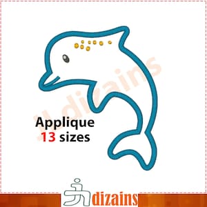 Dolphin Applique design. Dolphin embroidery design. Embroidery design dolphin. Applique design dolphin. Machine embroidery design.