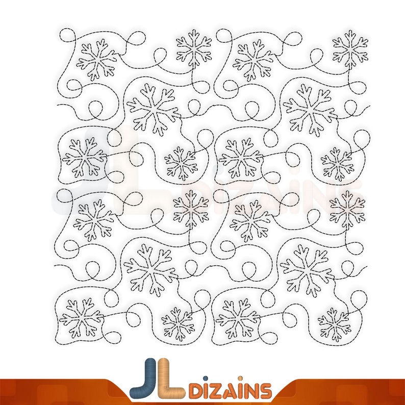 Snowflake Quilt Block Machine Embroidery Design. Christmas Etsy Canada