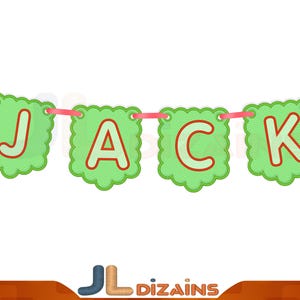 Party bunting embroidery design