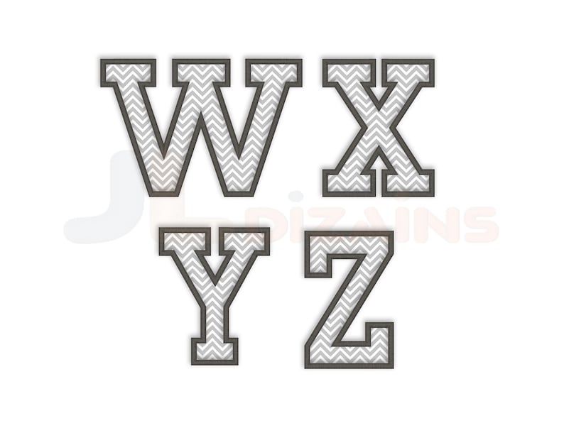 College varsity embroidery designs