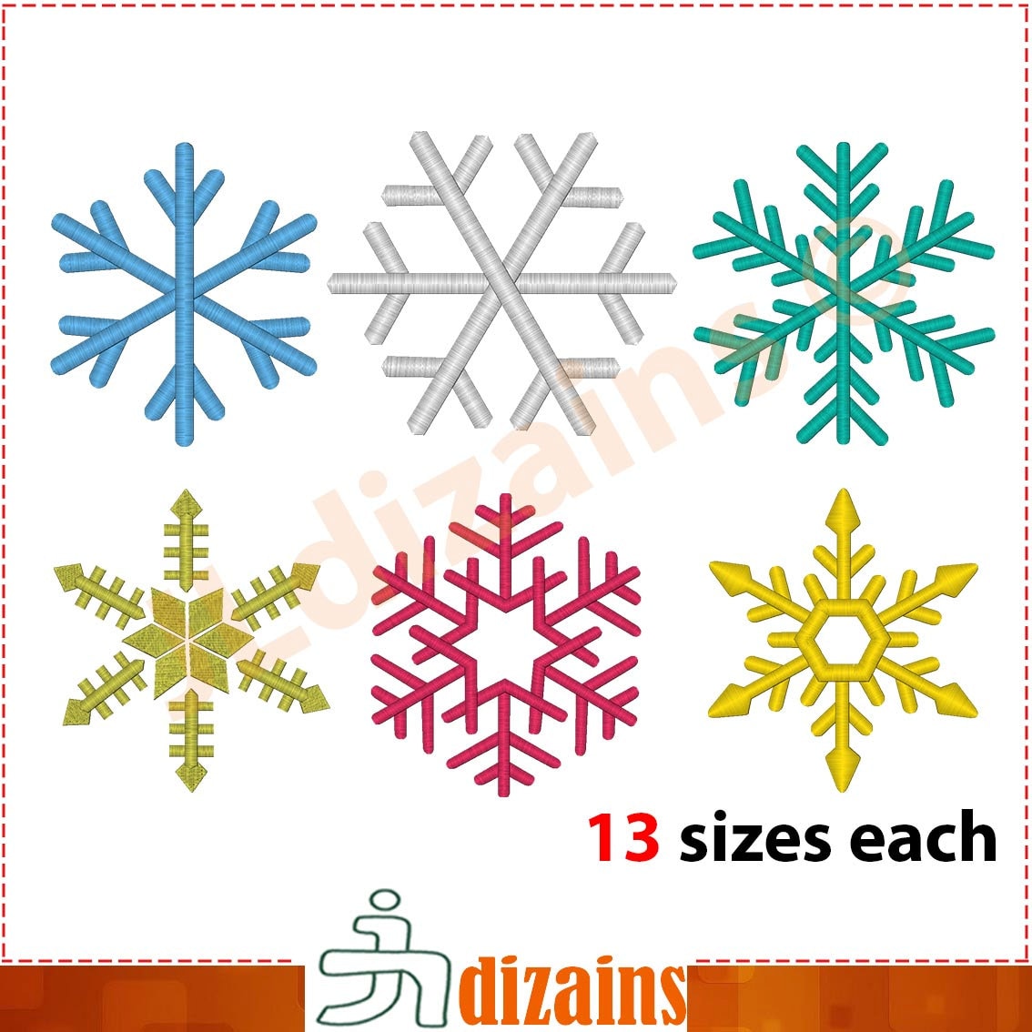 Snowflake Embroidery Design. Snowflakes embroidery designs. Etsy