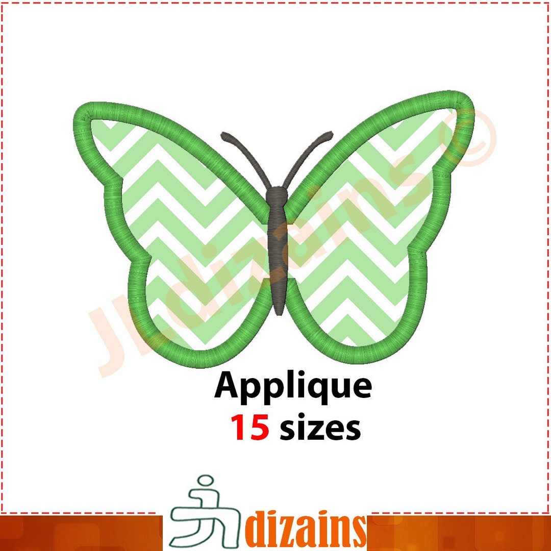 Butterfly Applique Butterlfy Embroidery Applique