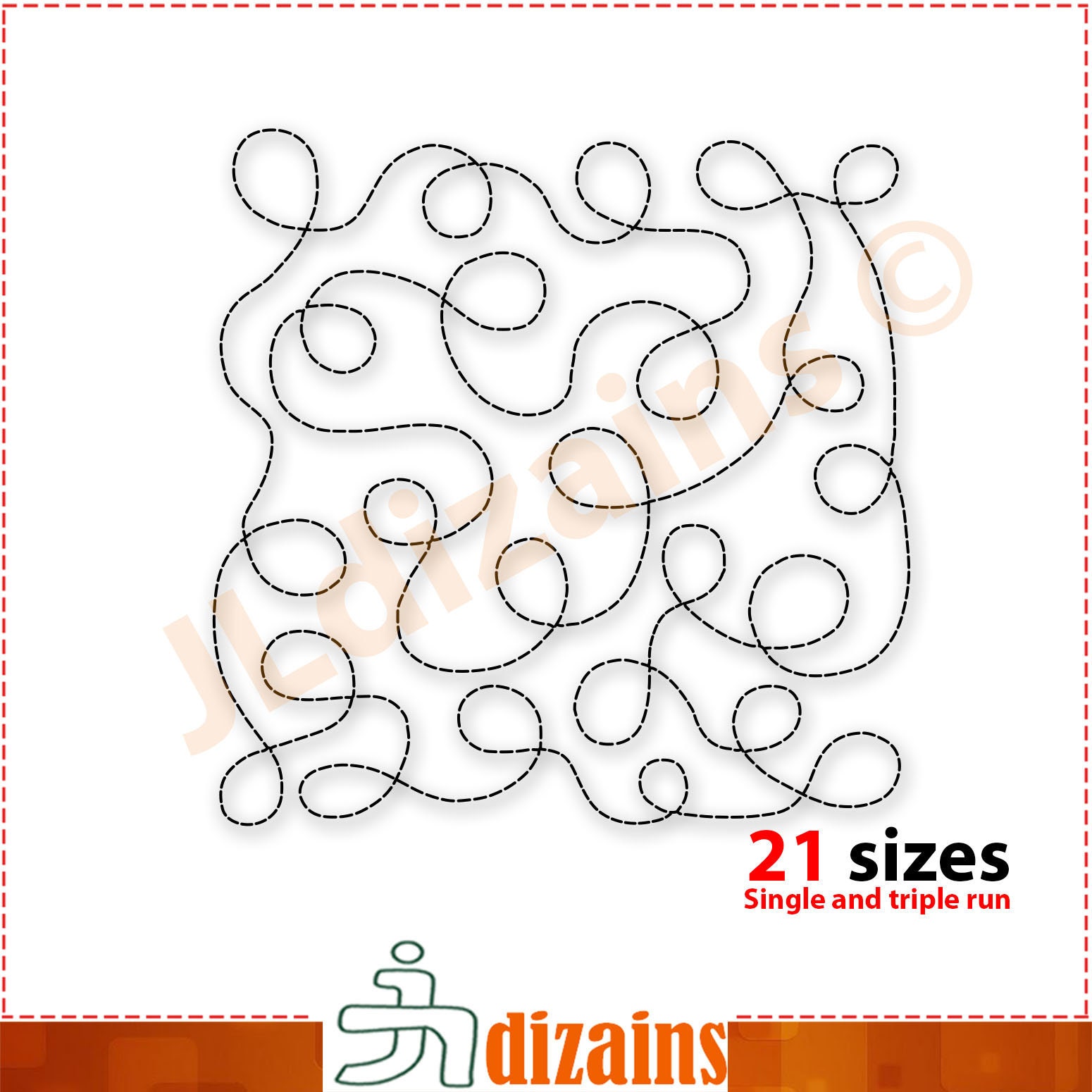 Quilting Block Embroidery Design. Stipple quilting block embroidery d…