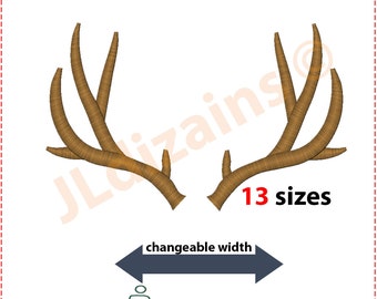Antlers embroidery design. Antler embroidery design. Embroidery design antlers. Horns embroidery design. Antlers. Machine embroidery design.