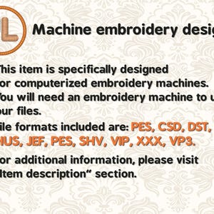 a sign that says machine embroidery designs