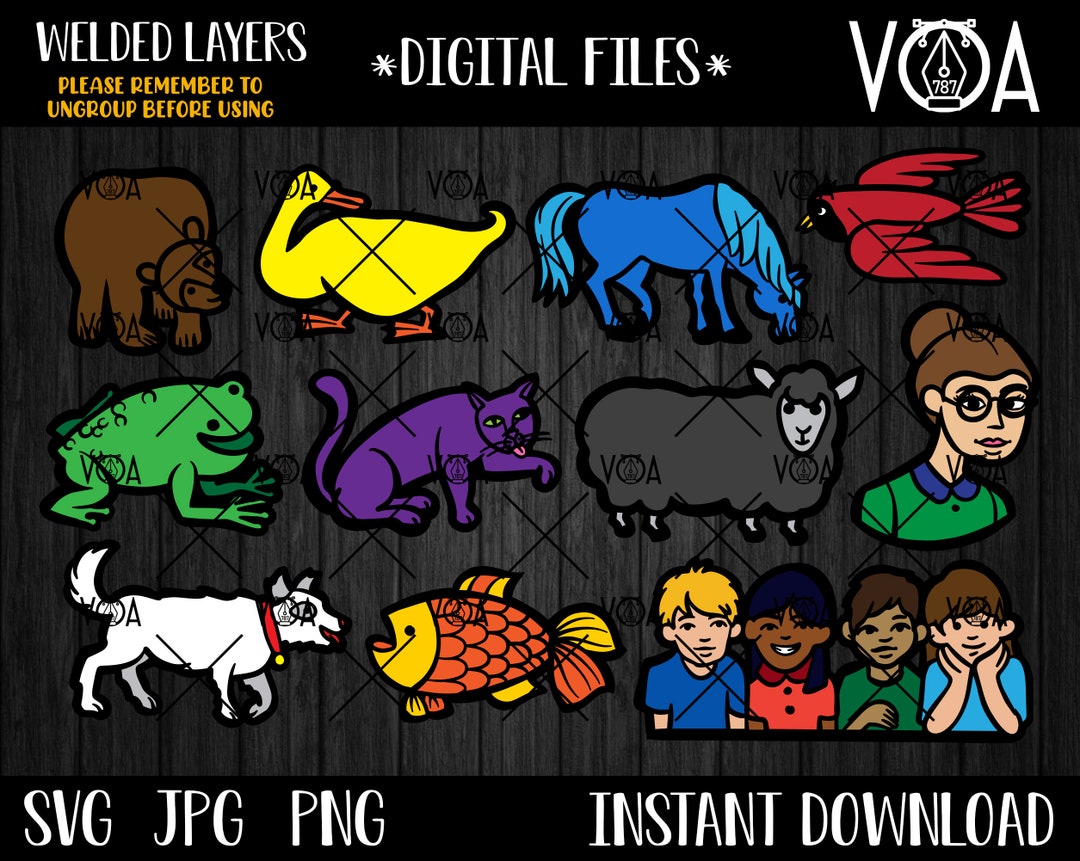 Brown Bear SVG Bundle - Etsy