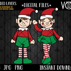 Christmas Elves SVG