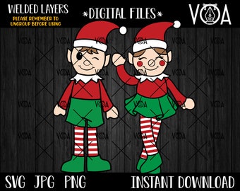 Christmas Elves SVG