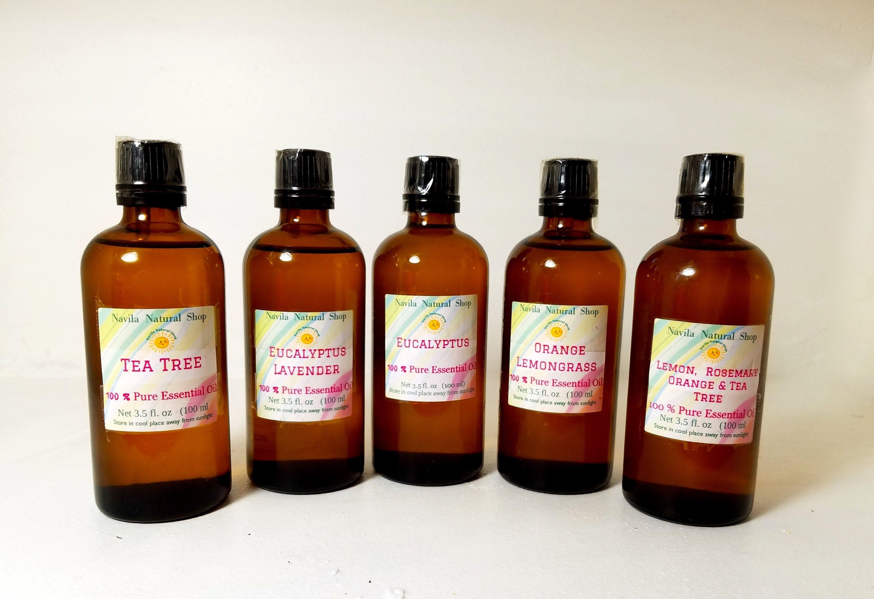 SALE Eucalyptus Tea Tree Essential Oil 3.5 oz 100 ml Etsy