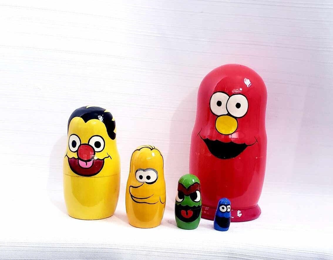 Sesame street on sale russian dolls