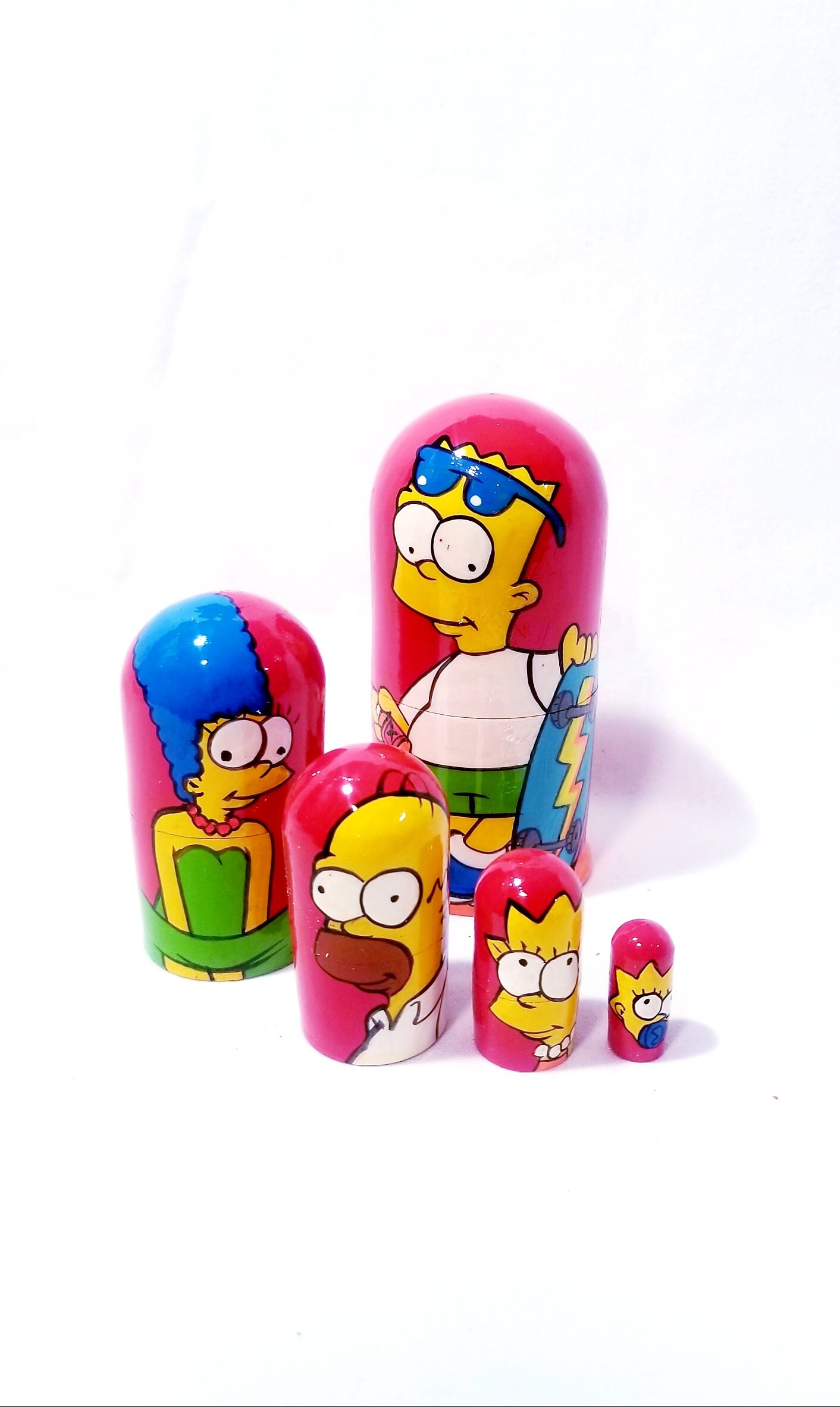 Disney nesting dolls sets of 5 pieces 4.5 inches tall Etsy