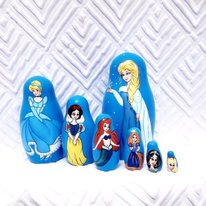 Children  nesting dolls 7 pcs 6 inches tall decoration doll&#39;s. made in Ukraine