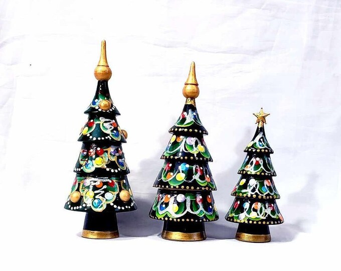 Nesting Cone , Stacking Cone , Nesting Doll , Winter Wonderland