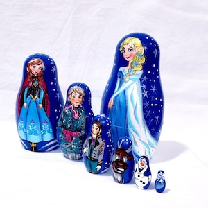 Children&#39;s nesting doll 7 pcs 6 inches tall made in Ukraine
