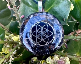 Elite Shungite Crystal Pendant - Orgonite® EMF- Class A shungite