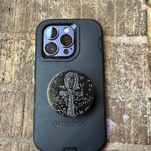 Orgonite® Ankh Emf shield protection neutralizer Phone Grip sticker Made in USA Graduation gift