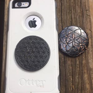 Cell phone Orgonite® Discs 5g EMF Balance Elite Shungite, Black Tourmaline, Copper image 1