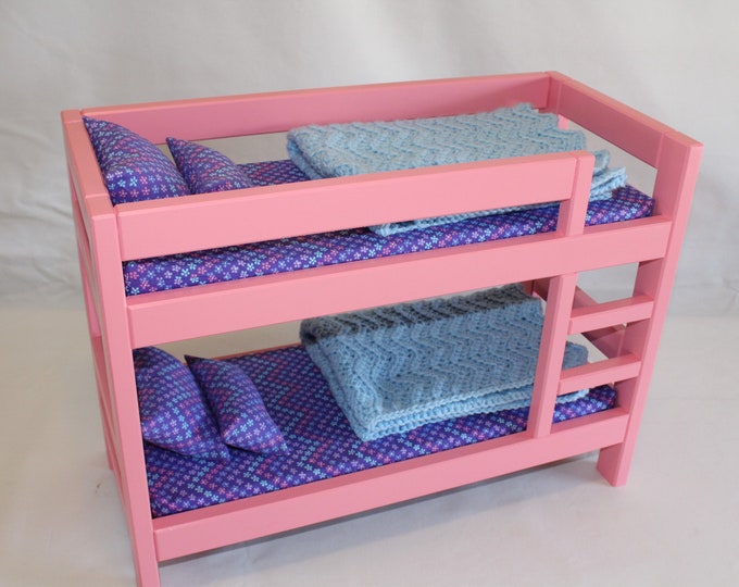 Pink American Girl Bunk Bed Bunk Bed AG Bed AG Doll Etsy
