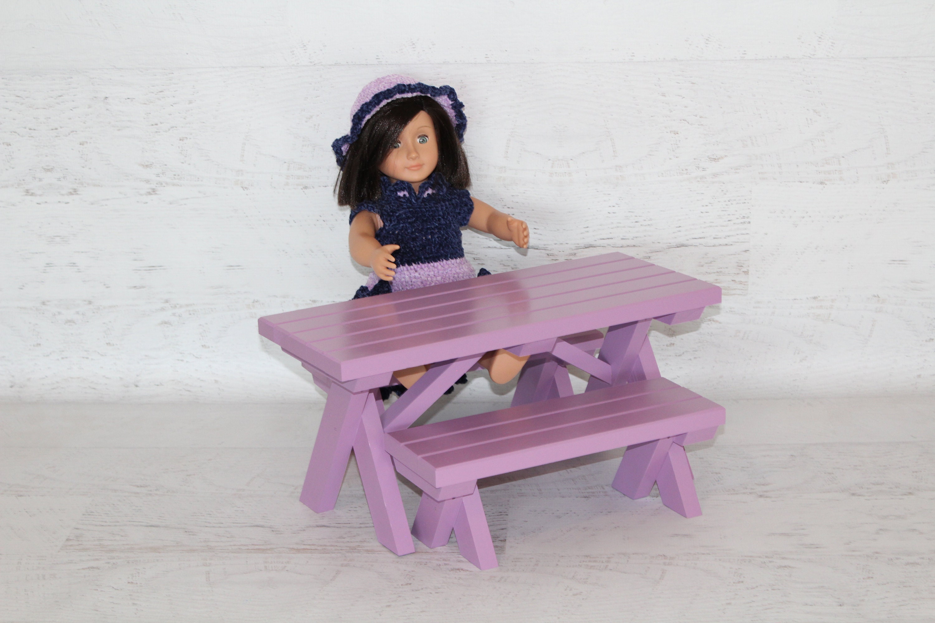 Ana White 18 Inch Doll Picnic Table Miniature Wooden Picnic Table