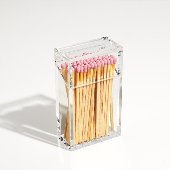 Clear Acrylic Cigarette Style Case With Long 4