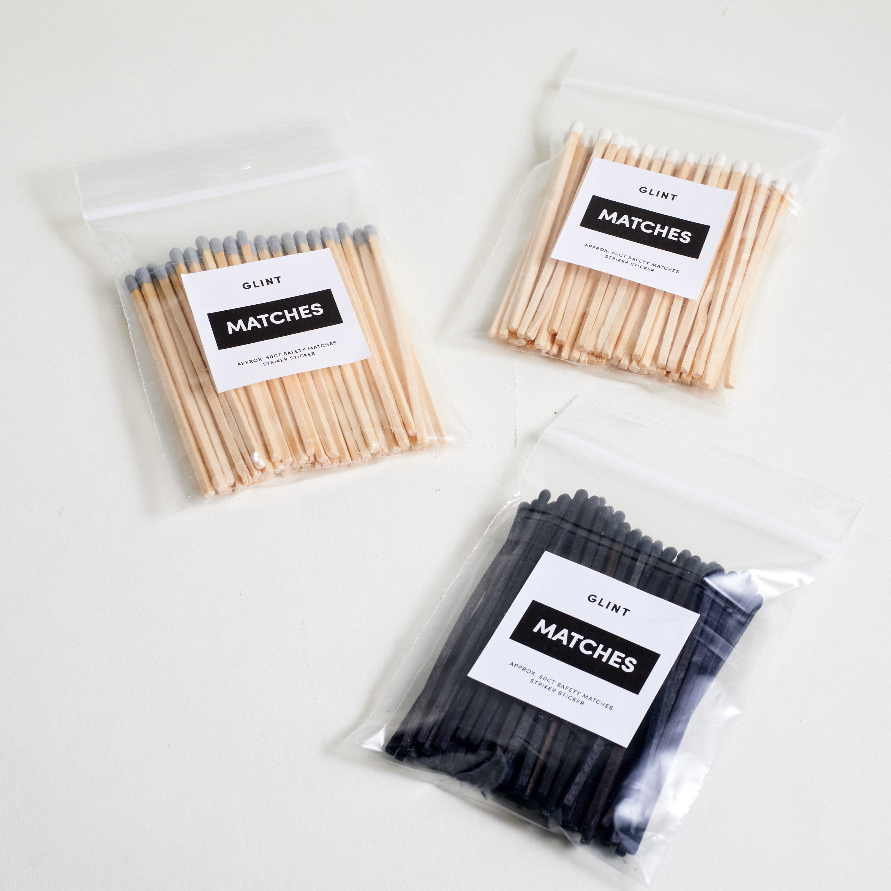 4in Matches + Striker Sticker for Glint Design Match Case Refill - Etsy