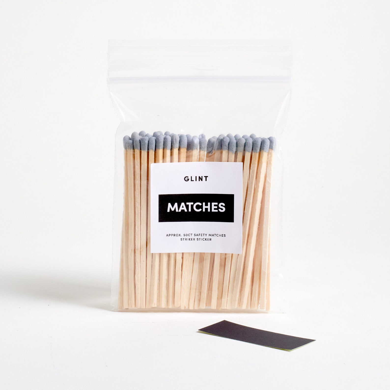 4in Matches + Striker Sticker for Glint Design Match Case Refill - Etsy