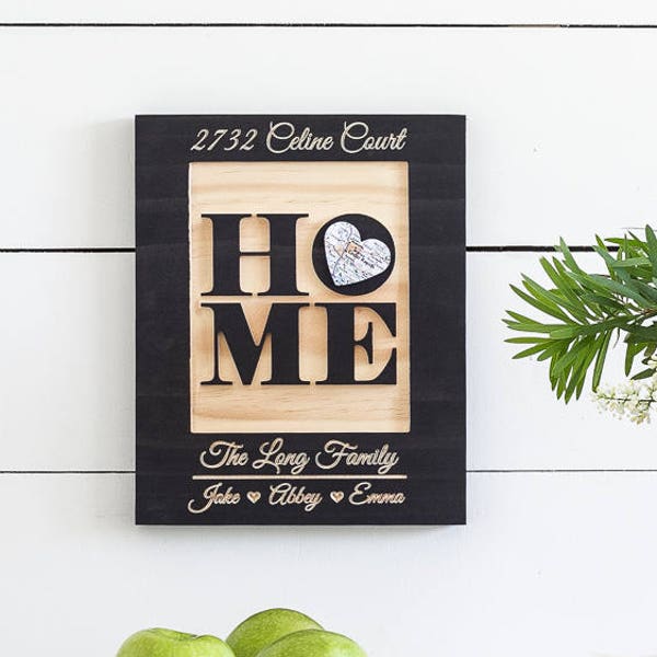 Our New Home Sign, New Home Housewarming gift, New Home Gift