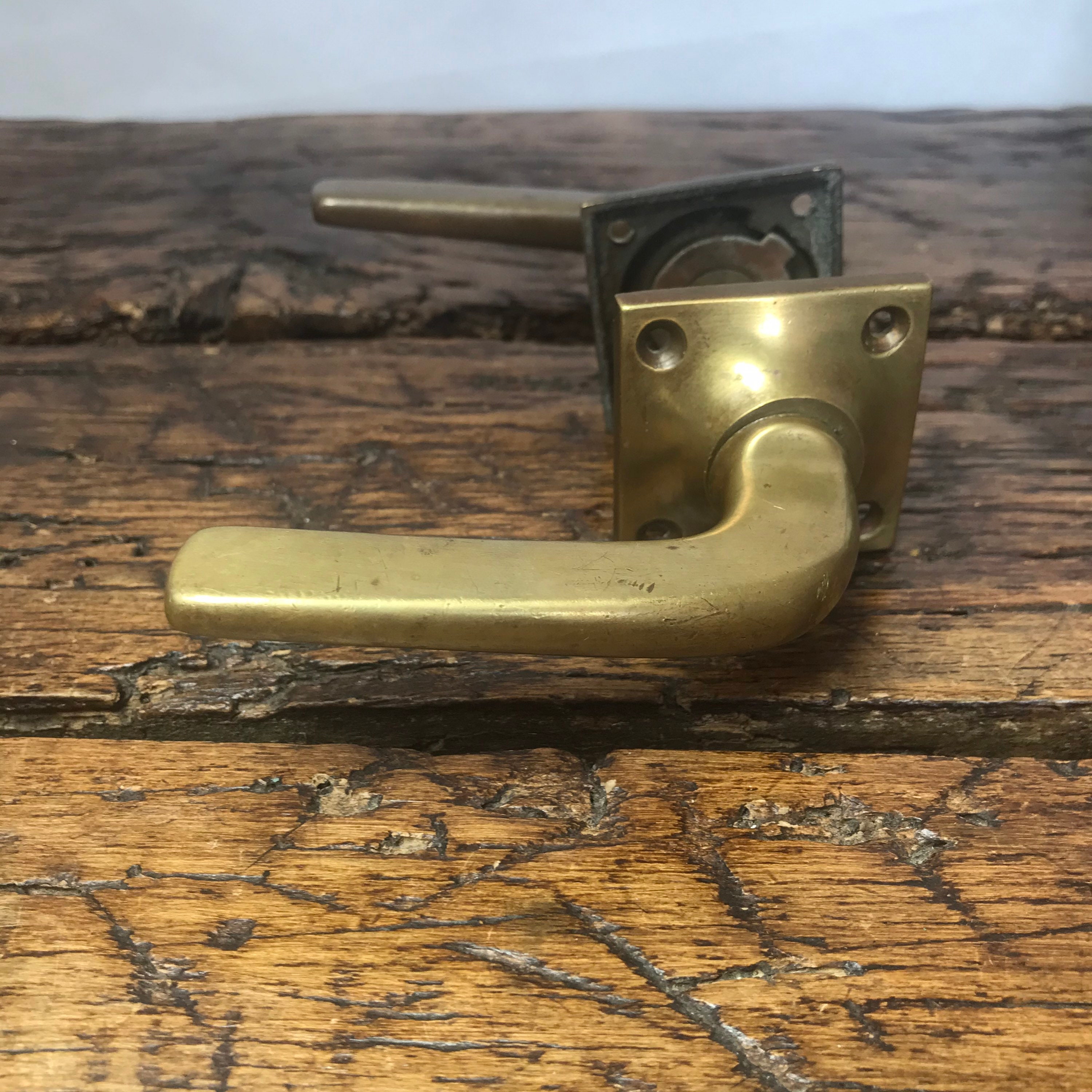 Antique bronze door handles pair of door handles. Antique Etsy