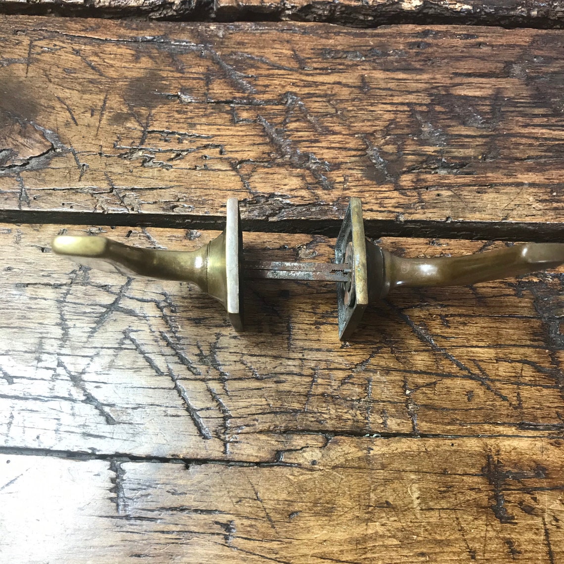 Antique bronze door handles pair of door handles. Antique Etsy