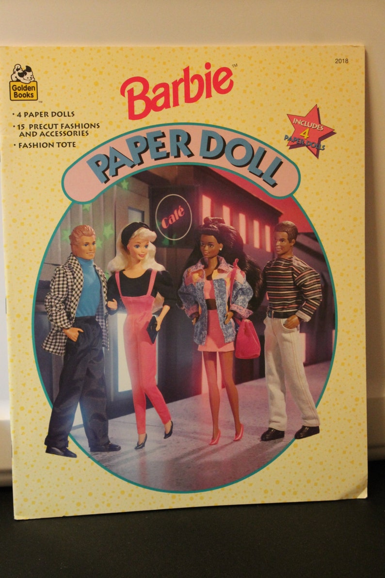 vintage barbie paper dolls