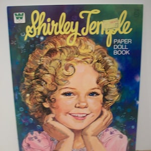 Terrific Vintage Shirley Temple Paper Doll Book by Whitman 1976 - Unused - Highly Collectible - Great Gift Idea!