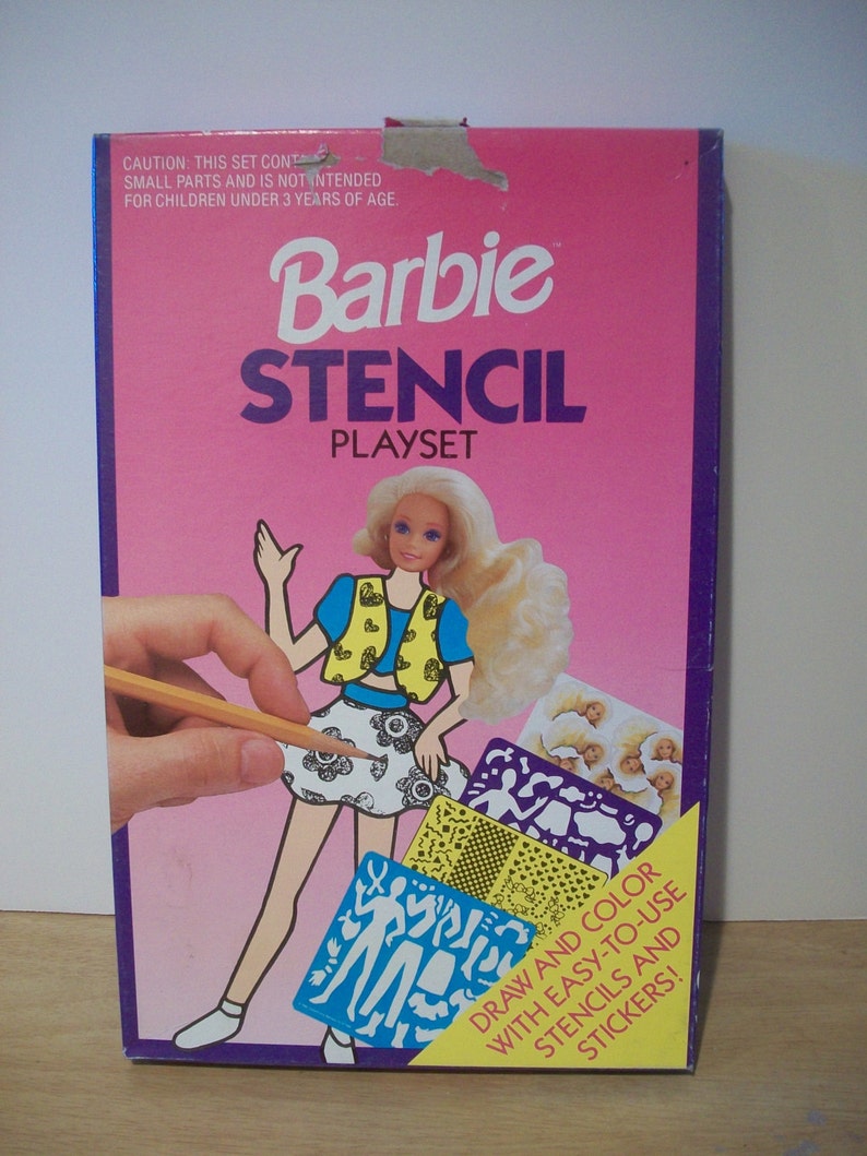 barbie stencil set