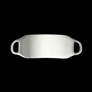 Engraved Stainless Steel ID tags for Custom Bracelets and Personalized Medical IDs