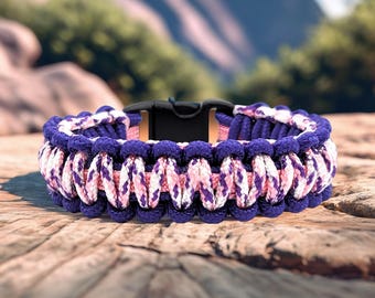 Custom Thin 275 Paracord Bracelet for Kids & Adults | Hundreds of Color Combinations Available