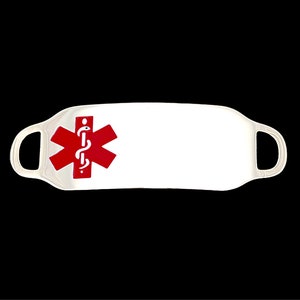 Personalized Engraved Stainless Steel Red Medical ID Tags - Perfect for Custom Medical ID Jewelry - Includes Free Engraving