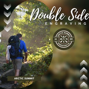 Double Sided Engraving Add On For Select Arctic Summit Paracord Bracelets