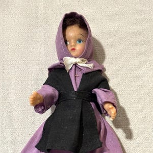 5 Inch Amish Doll in Original Box with Fact Sheet on Amish Customs and Information