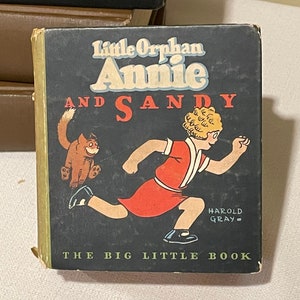 Little Orphan Annie and Sandy by Harold Gray © 1933 Whitman Publishing Co #716
