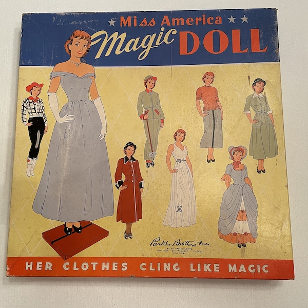 Vintage Miss America Magic Doll by Parkers Brothers