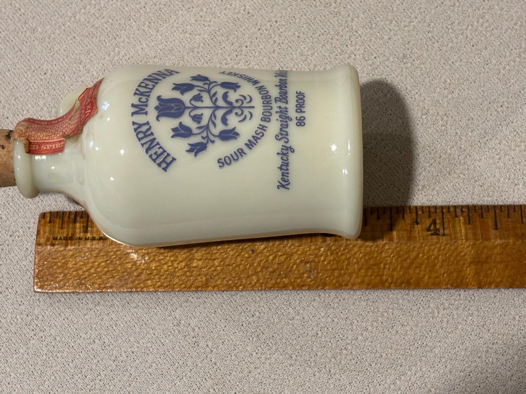 Vintage Henry Mckenna Miniature Sour Mash Bourbon Whiskey Jug 1/10