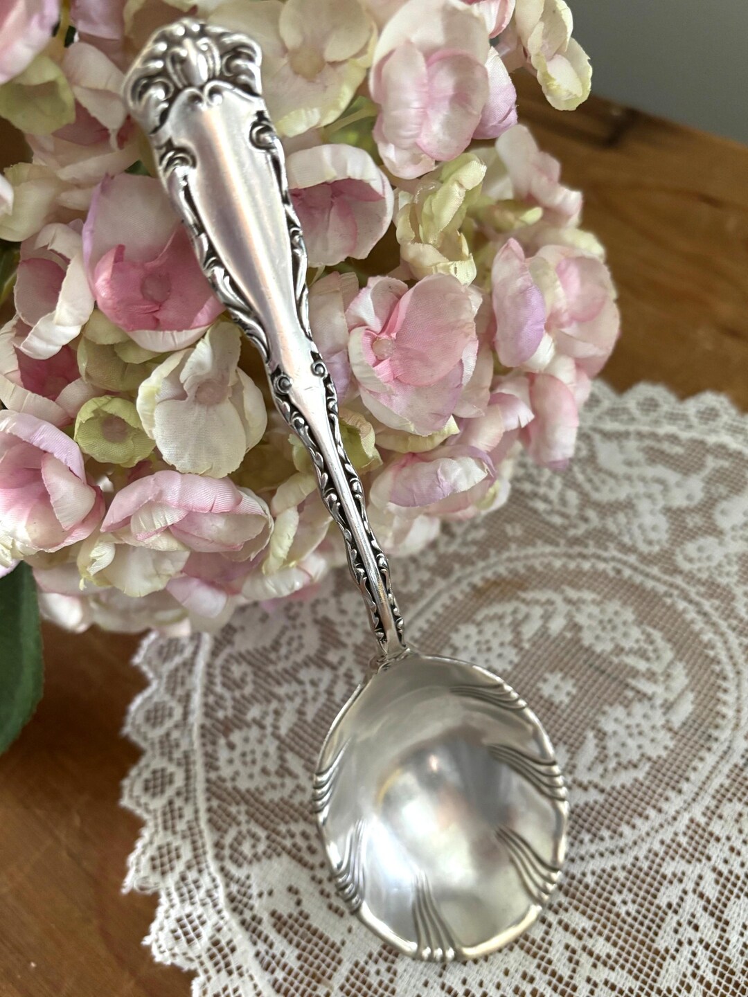 Antique Reed and Barton Cream Spoon in the Pattern Rex, ©1894 - Etsy