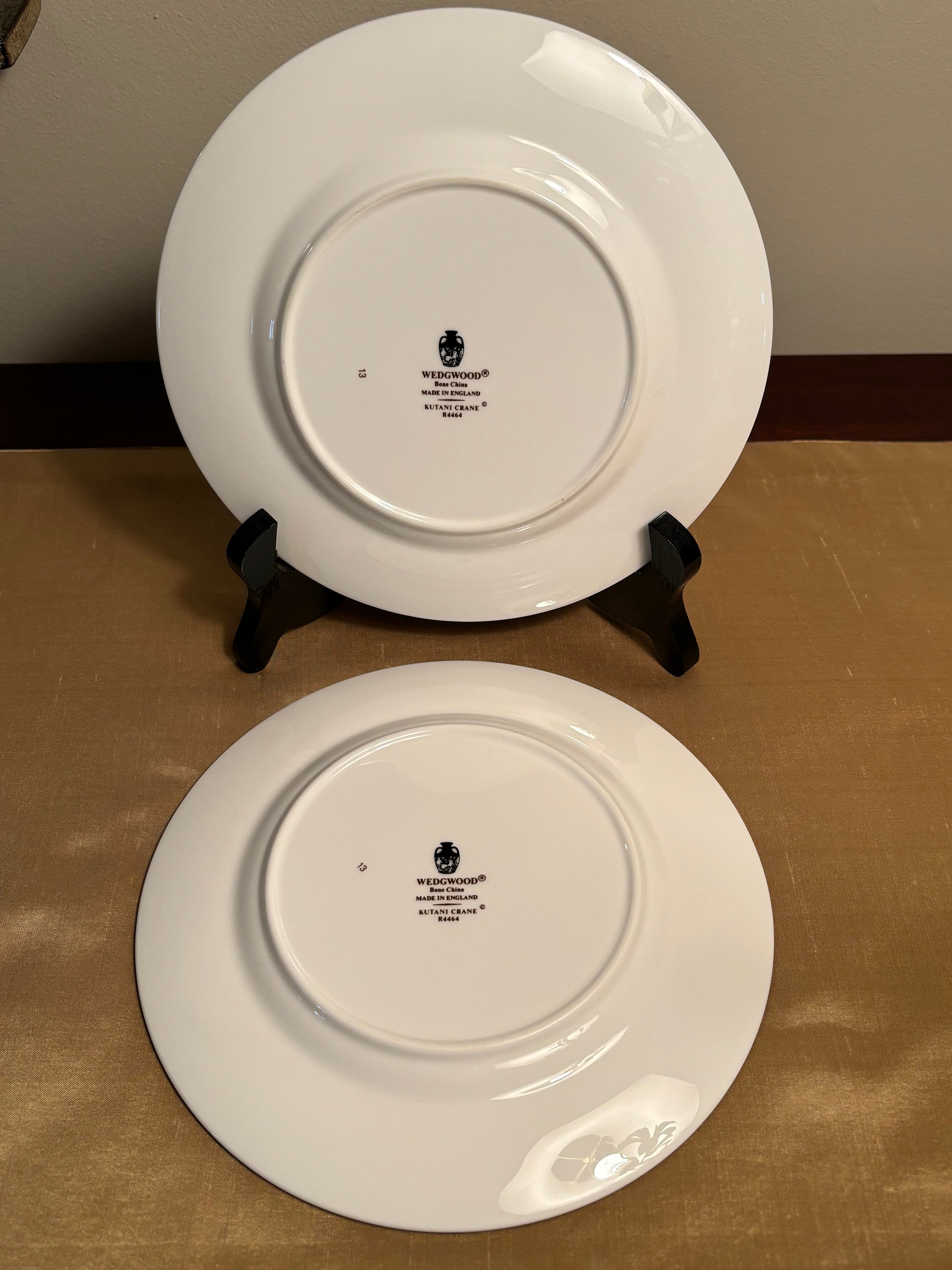 ウェッジウッド　KUTANI CRANE 陶器大皿 5枚セット直径27センチ Wedgwood KUTANI CRANE Bone China - 5 Piece Place Setting | eBay