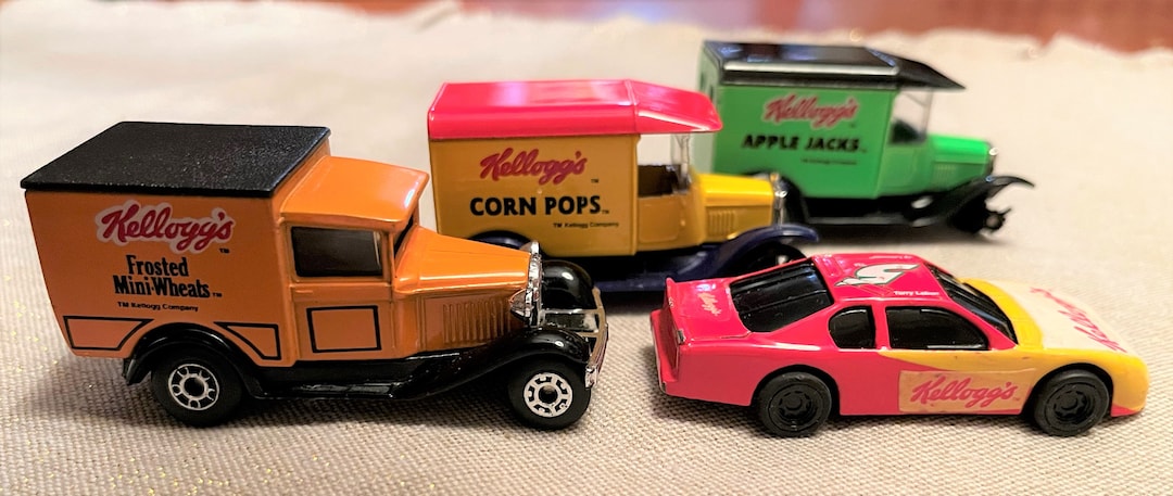 Kellogg's Cereal Model Car Collection Matchbox and Hot Wheels - Etsy