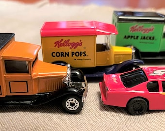 Matchbox Kellogg's トレーラーミニカー2台セット Kellogg's Cereal Model Car Collection Matchbox and Hot Wheels - Etsy