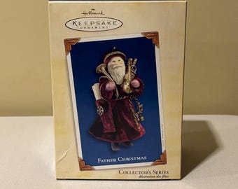 Vintage Hallmark Keepsake Ornament Father Christmas, Collector's Series