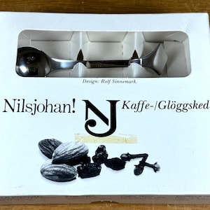 Nilsjohan! Coffee Spoons, by Swedish Designer Rolf Sinnemark, 1970s