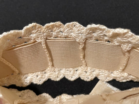 Vintage Lace and Ribbon Wedding Garters - image 5