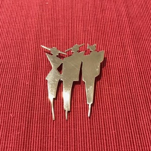 Sterling Silver Fashionista Pin or Brooch