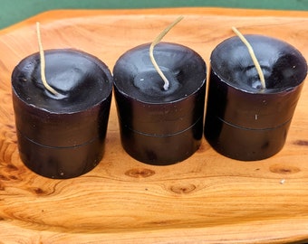 Black Ritual Magick Votive Candle for Meditation