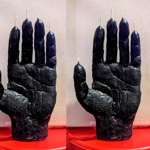 The Bleeding Hand of Glory Candle- Hand Cast for Magick and Rituals